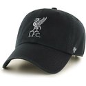 47-brand-curved-brim-liverpool-football-club-clean-up-black-cap