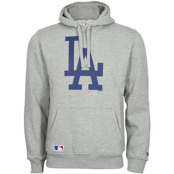 New Era Los Angeles Dodgers MLB Grey Pullover Hoodie Sweatshirt