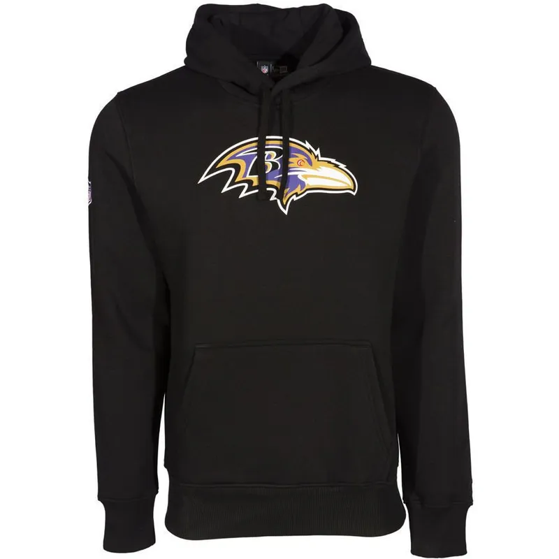 New era NFL Team Logo Baltimore Ravens Hoodie Black