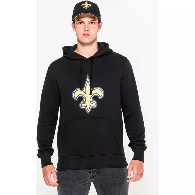 New Era New Orleans Saints NFL Black Pullover Hoodie Sweatshirt: