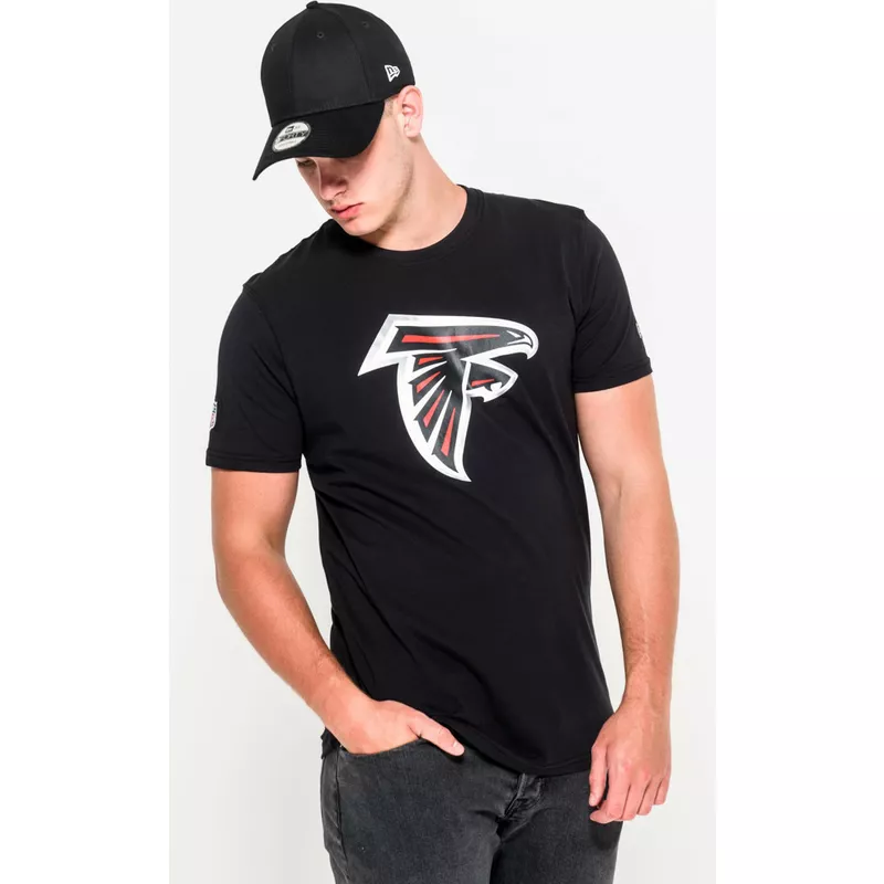 Tag fat Monument kamp New Era Atlanta Falcons NFL Black T-Shirt: Caphunters.ie