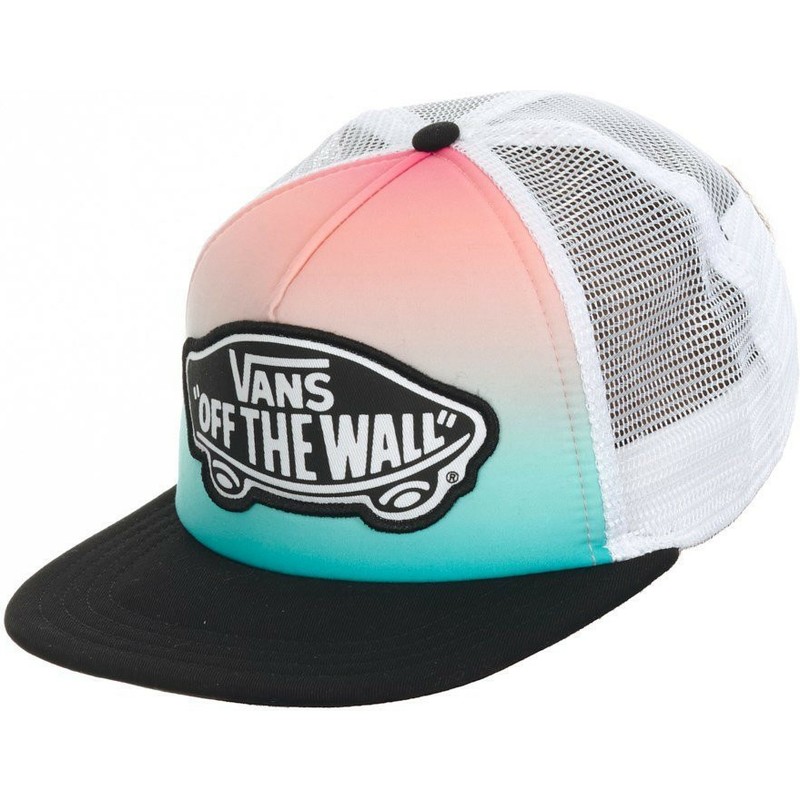 vans-beach-girl-gradient-green-and-pink-trucker-hat