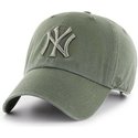 47-brand-curved-brim-green-logo-new-york-yankees-mlb-clean-up-light-green-cap