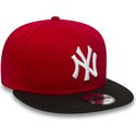 new-era-flat-brim-9fifty-cotton-block-new-york-yankees-mlb-red-snapback-cap