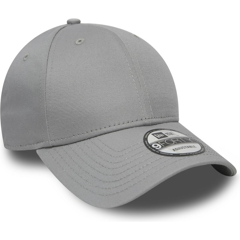 new-era-curved-brim-9forty-basic-flag-grey-adjustable-cap