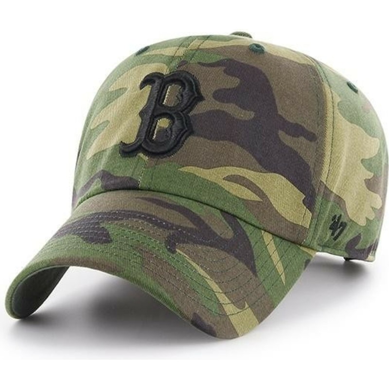 47-brand-curved-brim-black-logo-boston-red-sox-mlb-clean-up-unwashed-camouflage-cap