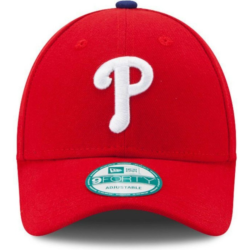 new-era-curved-brim-9forty-the-league-philadelphia-phillies-mlb-red-adjustable-cap