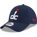 new-era-curved-brim-9forty-the-league-washington-wizards-nba-navy-blue-adjustable-cap