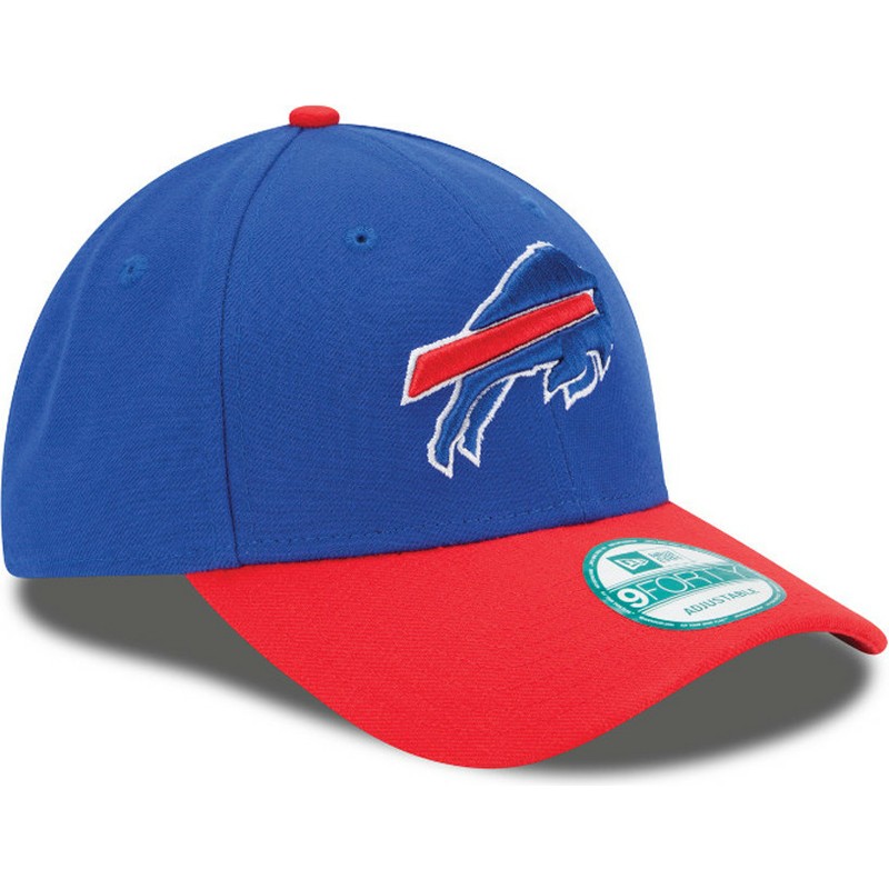 new-era-curved-brim-9forty-the-league-buffalo-bills-nfl-blue-and-red-adjustable-cap