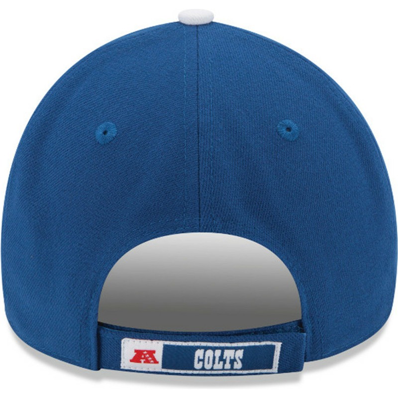new-era-curved-brim-9forty-the-league-indianapolis-colts-nfl-blue-adjustable-cap