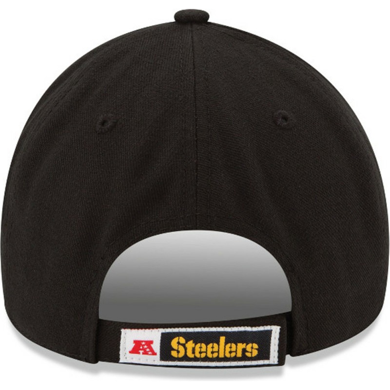 new-era-curved-brim-9forty-the-league-pittsburgh-steelers-nfl-black-adjustable-cap