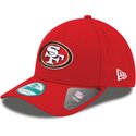new-era-curved-brim-9forty-the-league-san-francisco-49ers-nfl-red-adjustable-cap