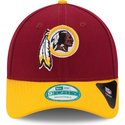 new-era-curved-brim-9forty-the-league-washington-commanders-nfl-red-and-yellow-adjustable-cap
