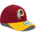new-era-curved-brim-9forty-the-league-washington-commanders-nfl-red-and-yellow-adjustable-cap