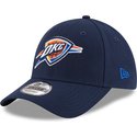 new-era-curved-brim-9forty-the-league-oklahoma-city-thunder-nba-navy-blue-adjustable-cap