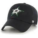 47-brand-curved-brim-dallas-stars-nhl-clean-up-black-cap