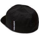 volcom-curved-brim-red-logo-cabernet-full-stone-xfit-black-fitted-cap
