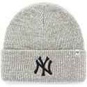 47-brand-new-york-yankees-mlb-cuff-knit-brain-freeze-grey-beanie