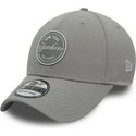 new-era-curved-brim-youth-39thirty-stretch-rubber-emblem-new-york-yankees-mlb-grey-fitted-cap