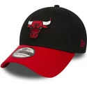 new-era-curved-brim-39thirty-black-base-chicago-bulls-nba-black-and-red-fitted-cap