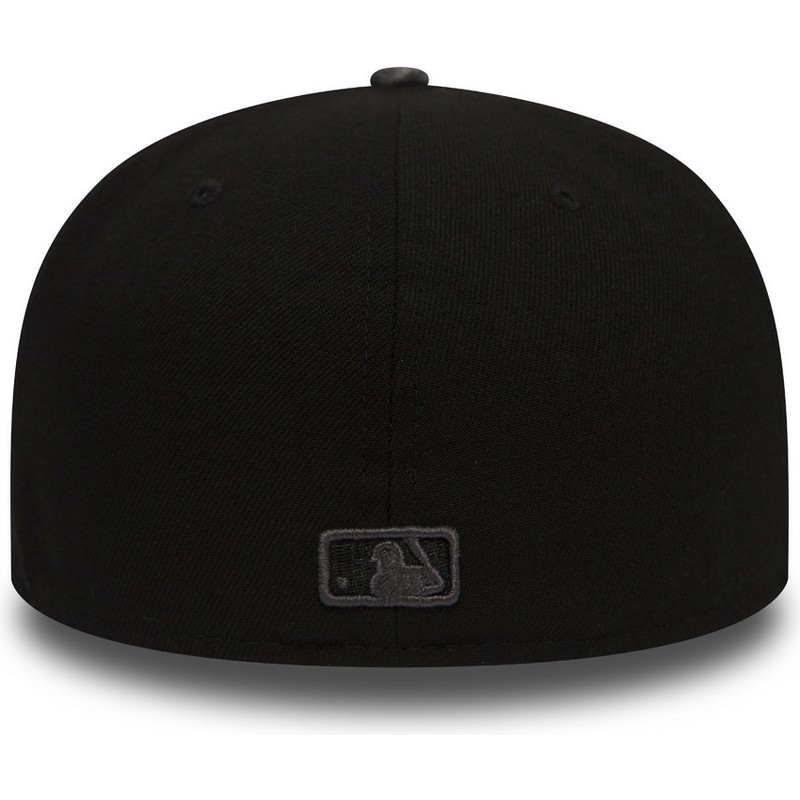 new-era-flat-brim-grey-logo-59fifty-grey-collection-new-york-yankees-mlb-black-fitted-cap-with-grey-visor