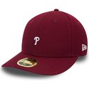 new-era-curved-brim-59fifty-low-profile-mini-logo-philadelphia-phillies-mlb-purple-fitted-cap