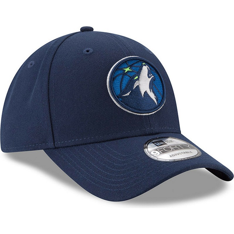 new-era-curved-brim-9forty-the-league-minnesota-timberwolves-nba-navy-blue-adjustable-cap