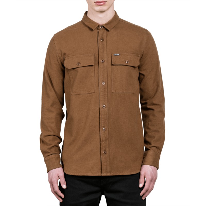 volcom-mud-ketil-brown-long-sleeve-shirt