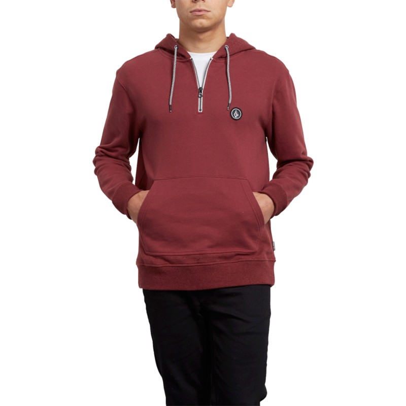 volcom-crimson-milton-red-hoodie-sweatshirt