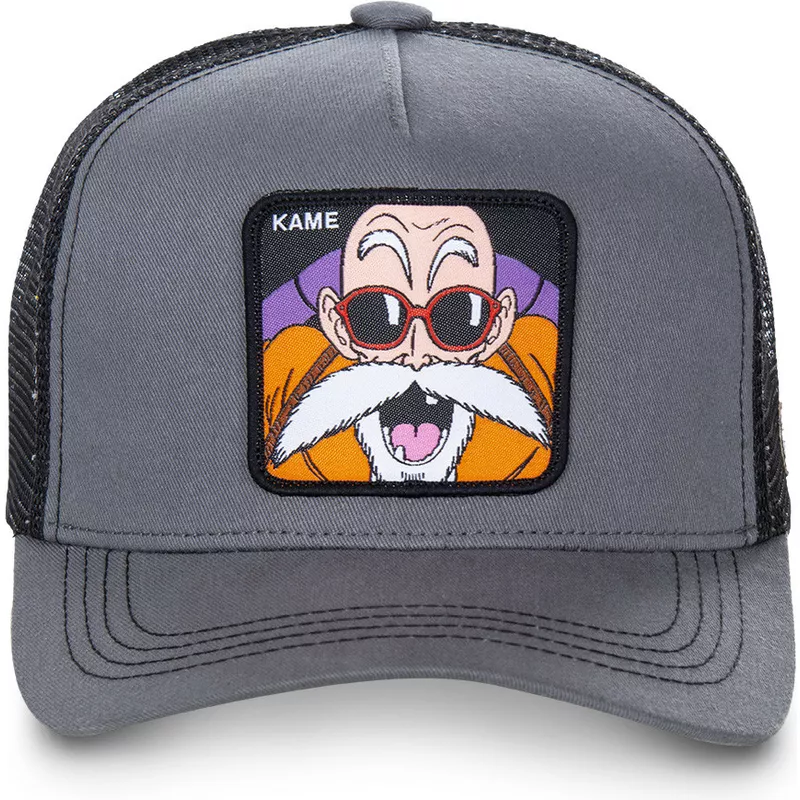 capslab-master-roshi-kam-dragon-ball-grey-trucker-hat
