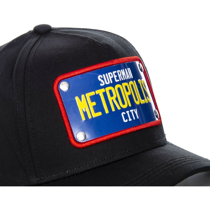 capslab-curved-brim-superman-metropolis-city-plate-sup1-dc-comics-black-snapback-cap