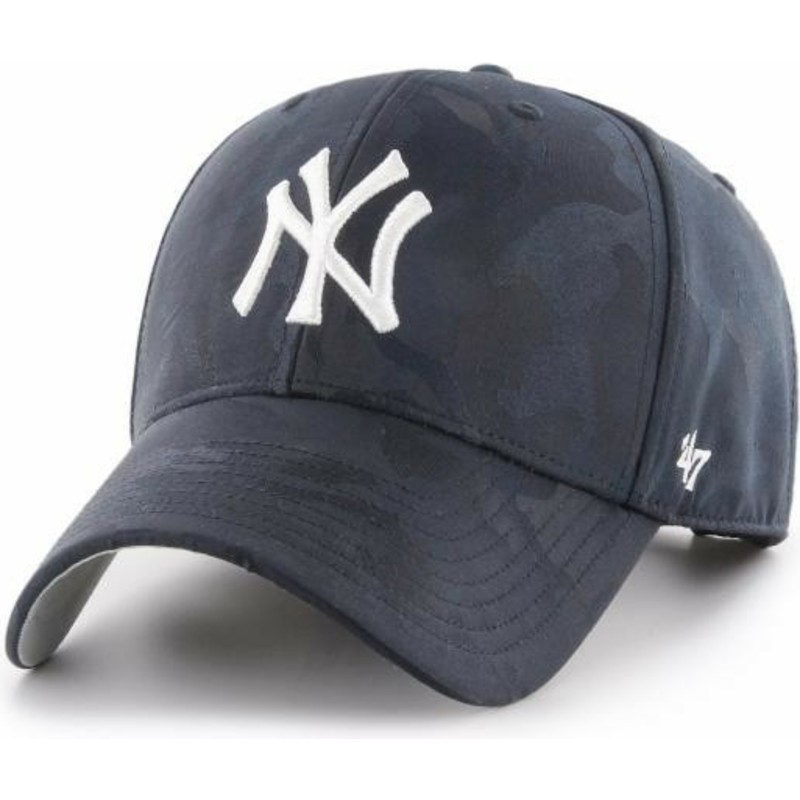 47-brand-curved-brim-new-york-yankees-mlb-clean-up-jigsaw-navy-blue-camouflage-cap