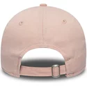 new-era-curved-brim-9twenty-essential-packable-los-angeles-dodgers-mlb-pink-adjustable-cap