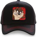 capslab-tasmanian-devil-taz1-looney-tunes-black-trucker-hat