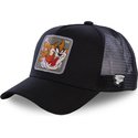capslab-tasmanian-devil-taz3-looney-tunes-black-trucker-hat