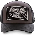 von-dutch-damaged-grey-trucker-hat