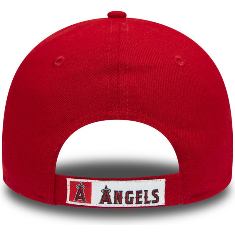 new-era-curved-brim-9forty-the-league-los-angeles-angels-mlb-red-adjustable-cap