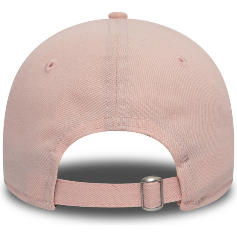 new-era-curved-brim-9twenty-dryera-packable-los-angeles-dodgers-mlb-pink-adjustable-cap