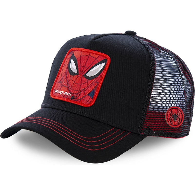 capslab-spider-man-spi2-marvel-comics-black-trucker-hat