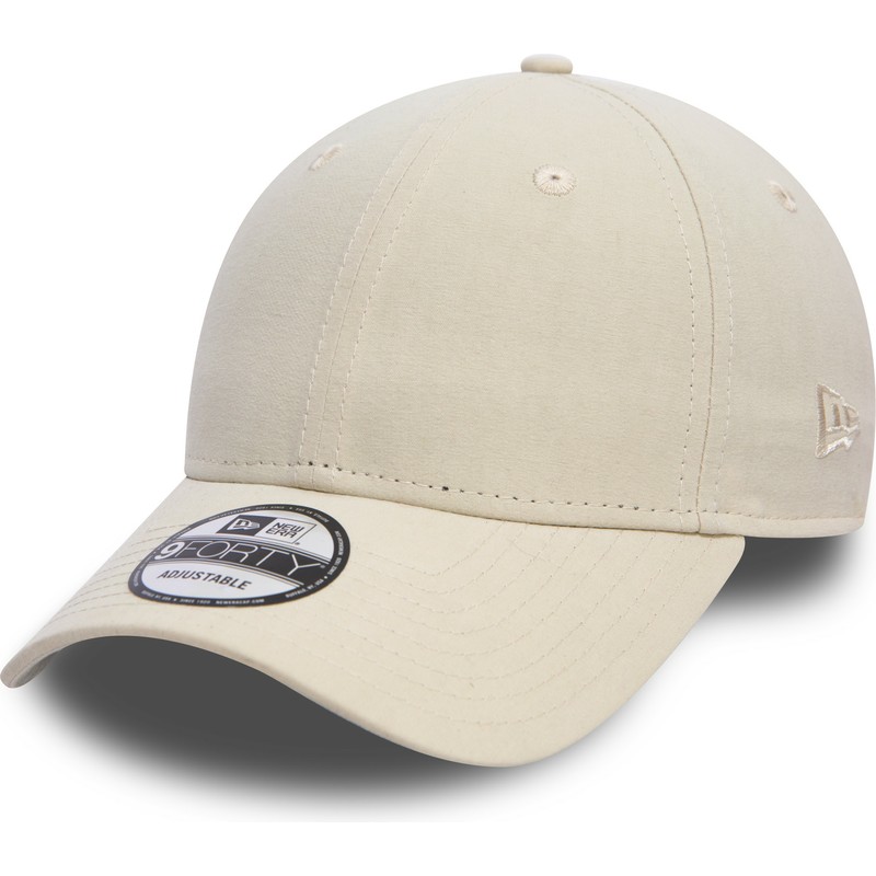 new-era-curved-brim-9forty-lightweight-grey-adjustable-cap