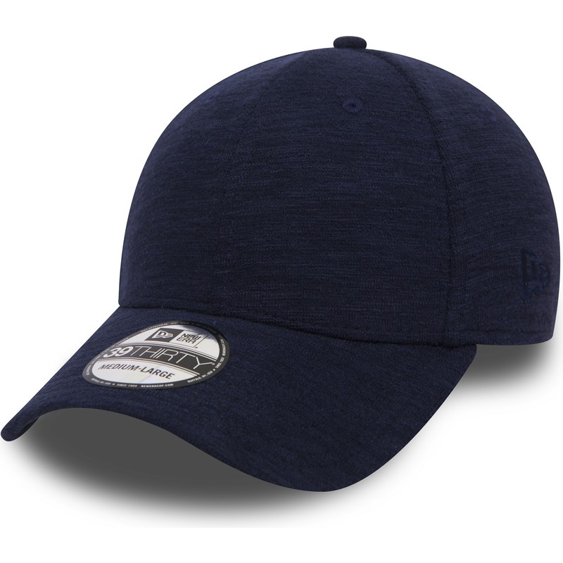 new-era-curved-brim-39thirty-slub-navy-blue-fitted-cap
