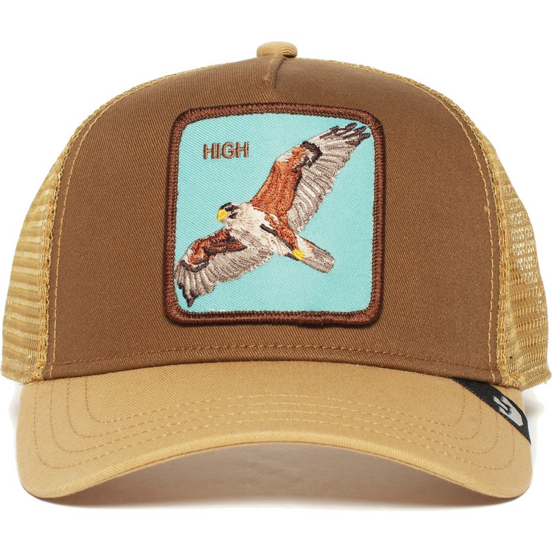 Goorin Bros. Hawk High Brown Trucker Hat: 