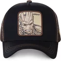 capslab-groot-gro2-marvel-comics-black-and-brown-trucker-hat
