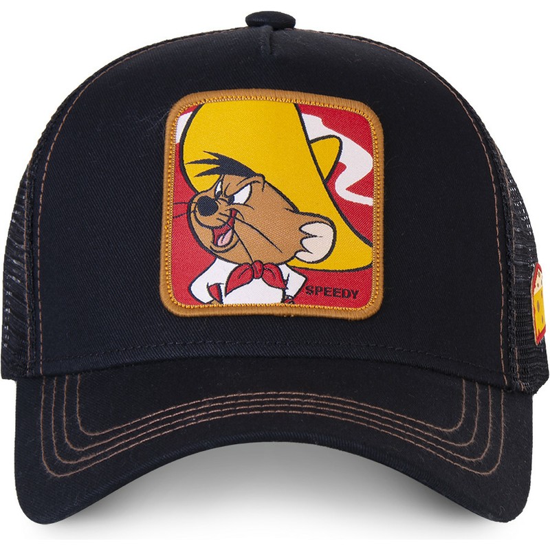 capslab-speedy-gonzales-spe2-looney-tunes-black-trucker-hat