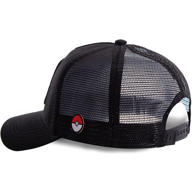 black pokeball hat