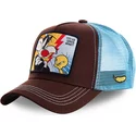 capslab-sylvester-vs-tweety-tvg1-looney-tunes-brown-and-blue-trucker-hat