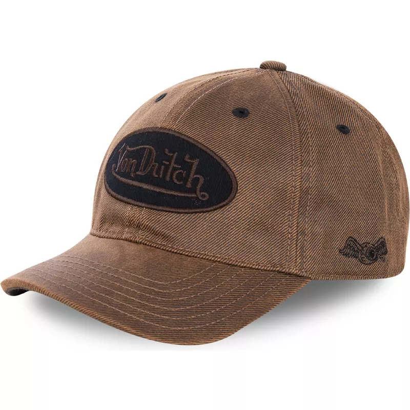 von-dutch-curved-brim-bodm-brown-adjustable-cap