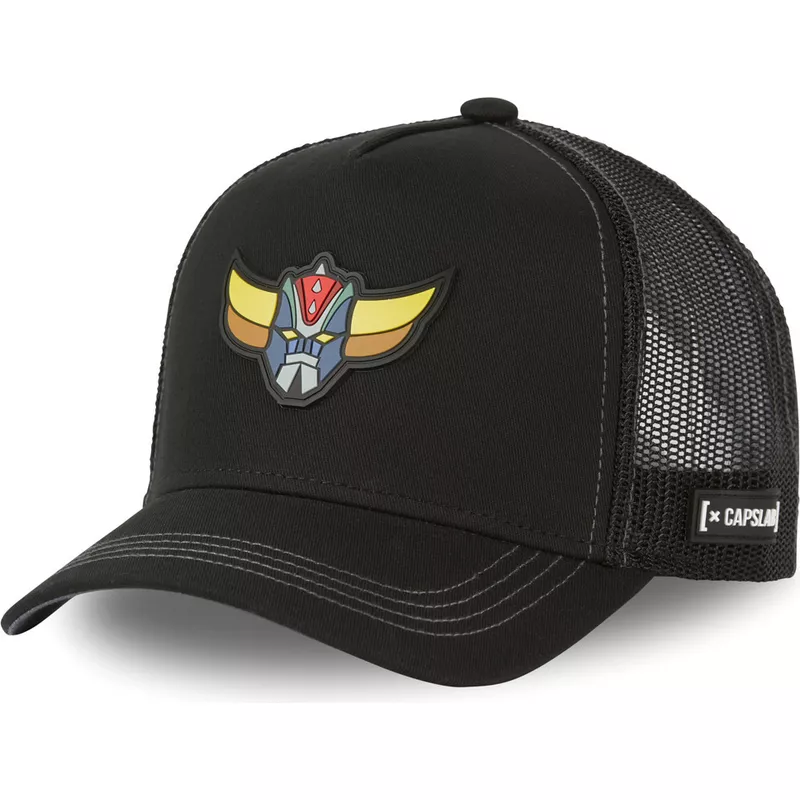 capslab-kni1-ufo-robot-grendizer-black-trucker-hat