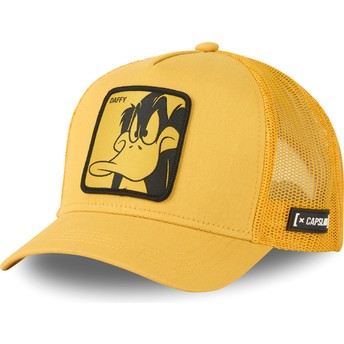 Capslab Daffy Duck LOO DUF1 Looney Tunes Yellow Trucker Hat