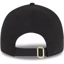 new-era-curved-brim-9forty-metallic-logo-los-angeles-dodgers-mlb-black-adjustable-cap